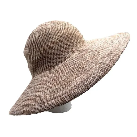 Wallaroo Hat Company "Victoria" Diva Wide Brim Straw Hat Womens OSFM - Picture 6 of 11